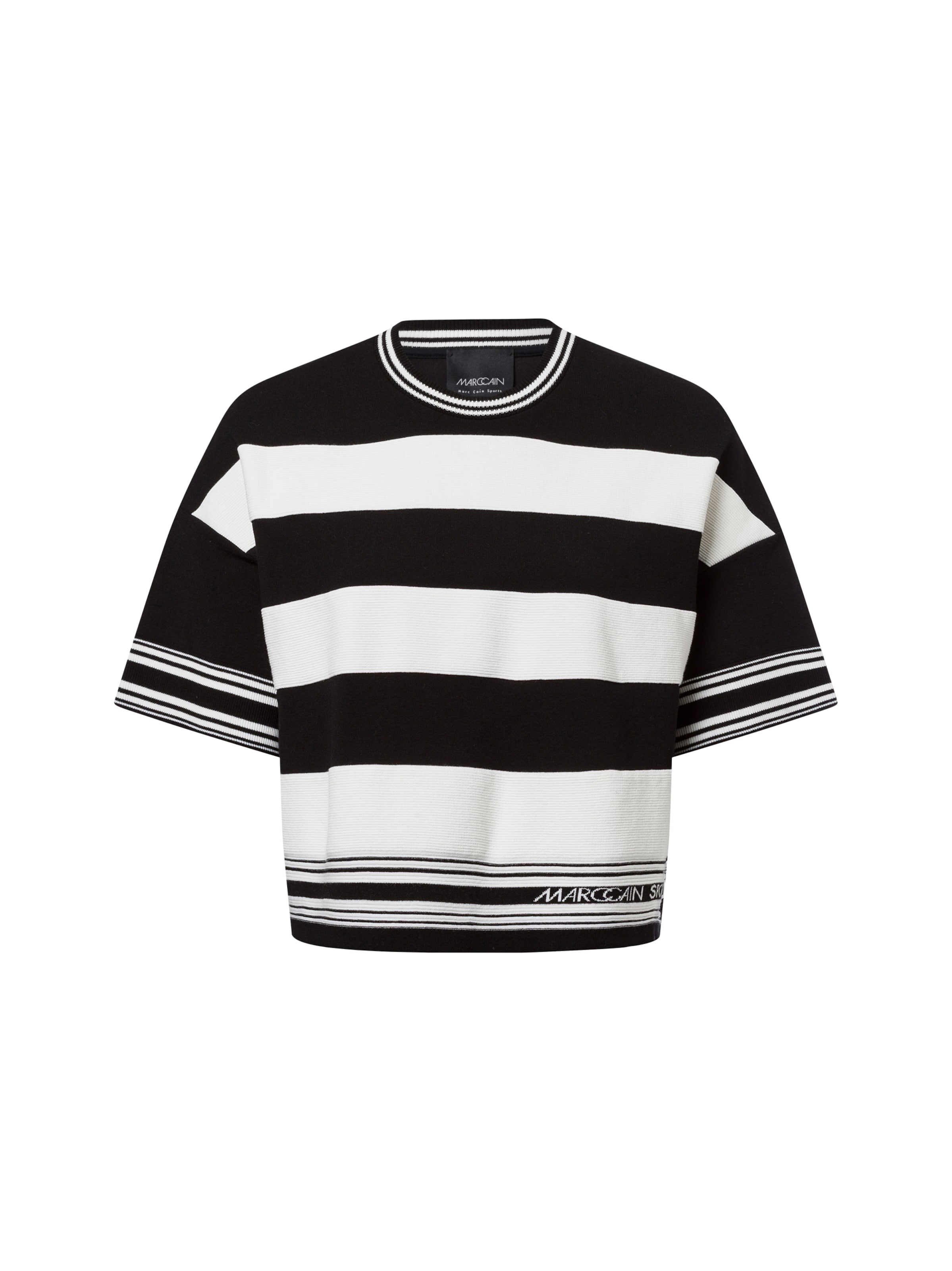 T-shirt Marc Cain en noir : devant