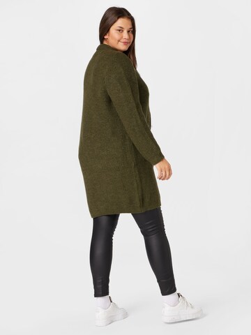 ONLY Curve Knit Cardigan 'JADE' in Green