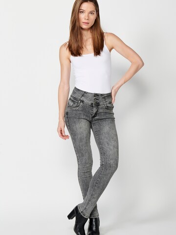 KOROSHI Skinny Jeans in Grau