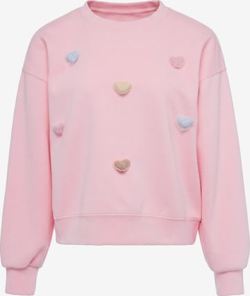 Sweat-shirt 'Pop' MYMO en rose : devant