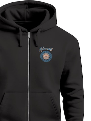 Neverless Zip-Up Hoodie 'Maui' in Black