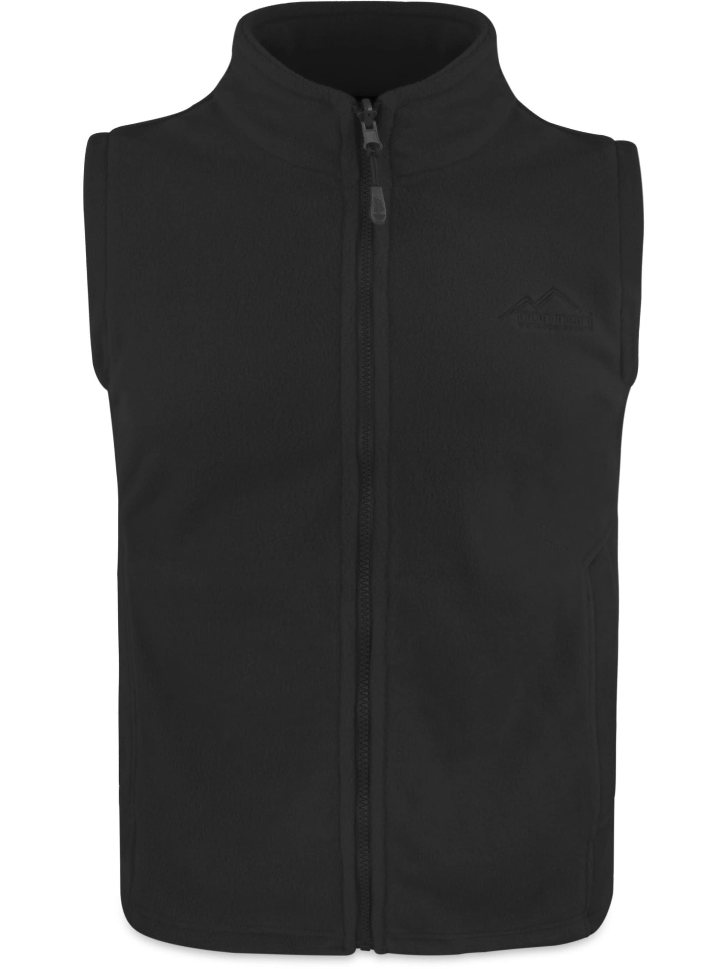 Gilet de sport 'Jovik' normani en noir : devant