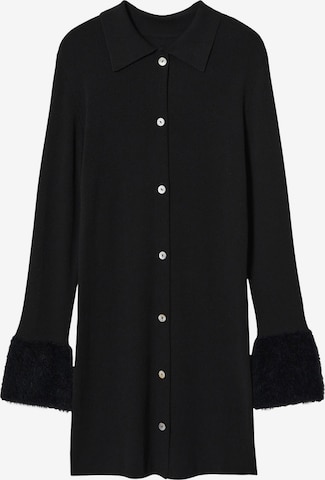 MANGO Knit Cardigan 'Peggy' in Black: front