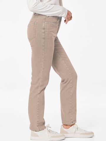 Goldner Skinny Jeans 'Carla' in Beige