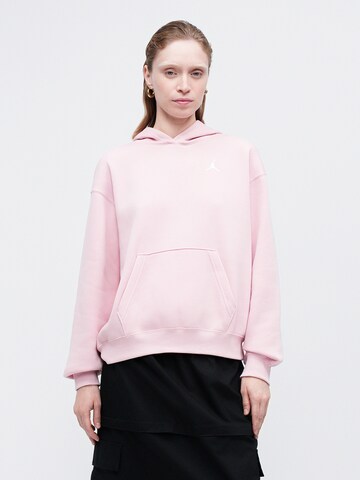 Jordan Sweatshirt 'BRKLN FLC' in Pink: front