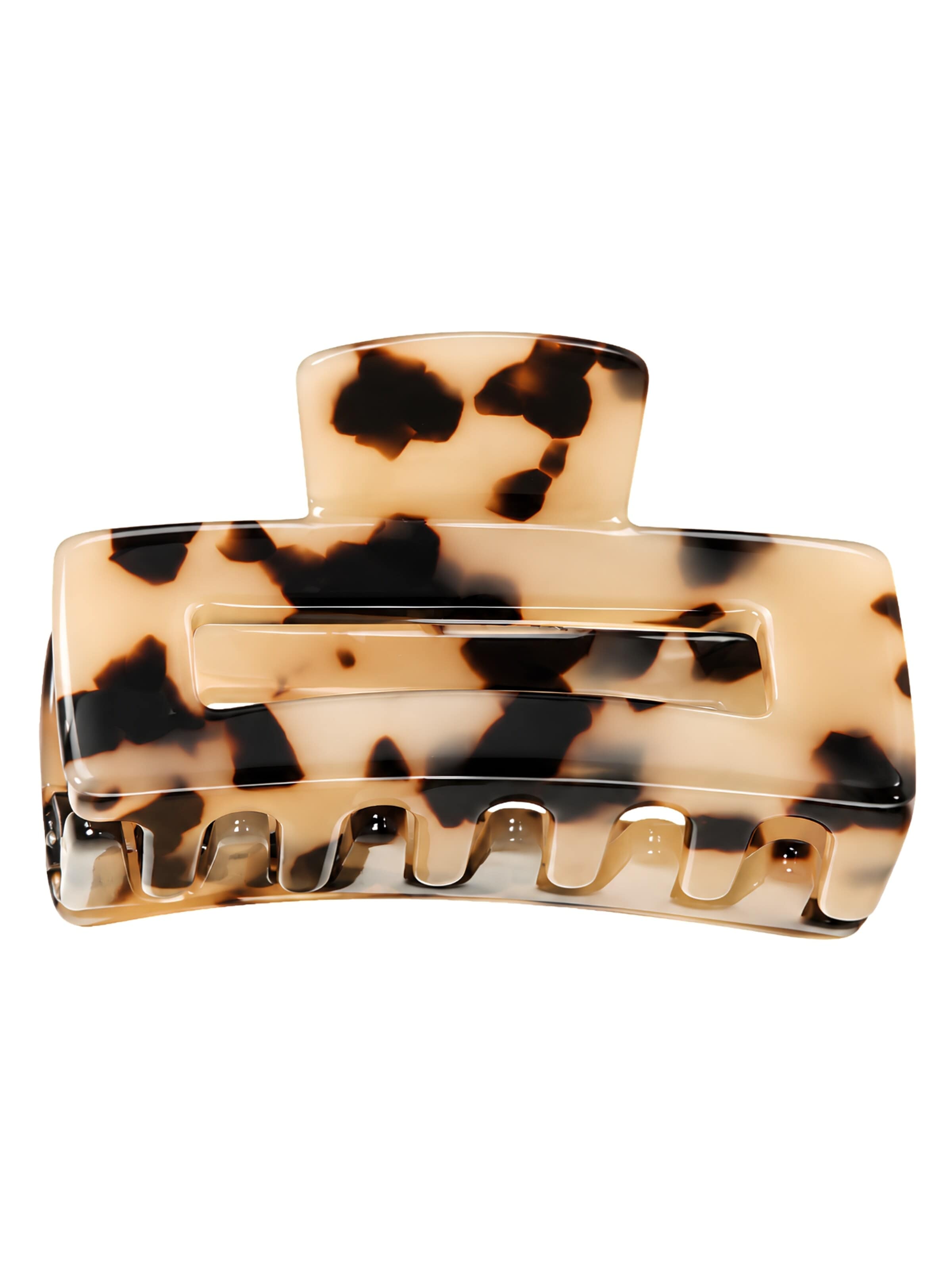 Ornement pour cheveux 'Leia Mini Hair Clip - Light Tortoise' soho Hair accesoires en marron : devant