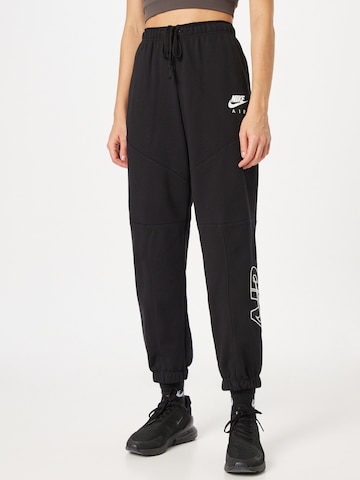 Nike Sportswear Tapered Trousers 'AIR' in Black: front