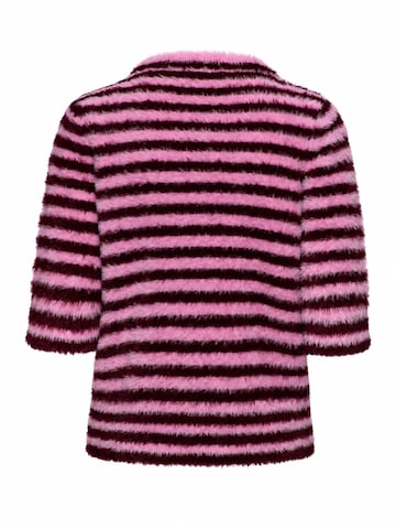 &co woman Knitted top '&Co woman Balen burgundy' in Red