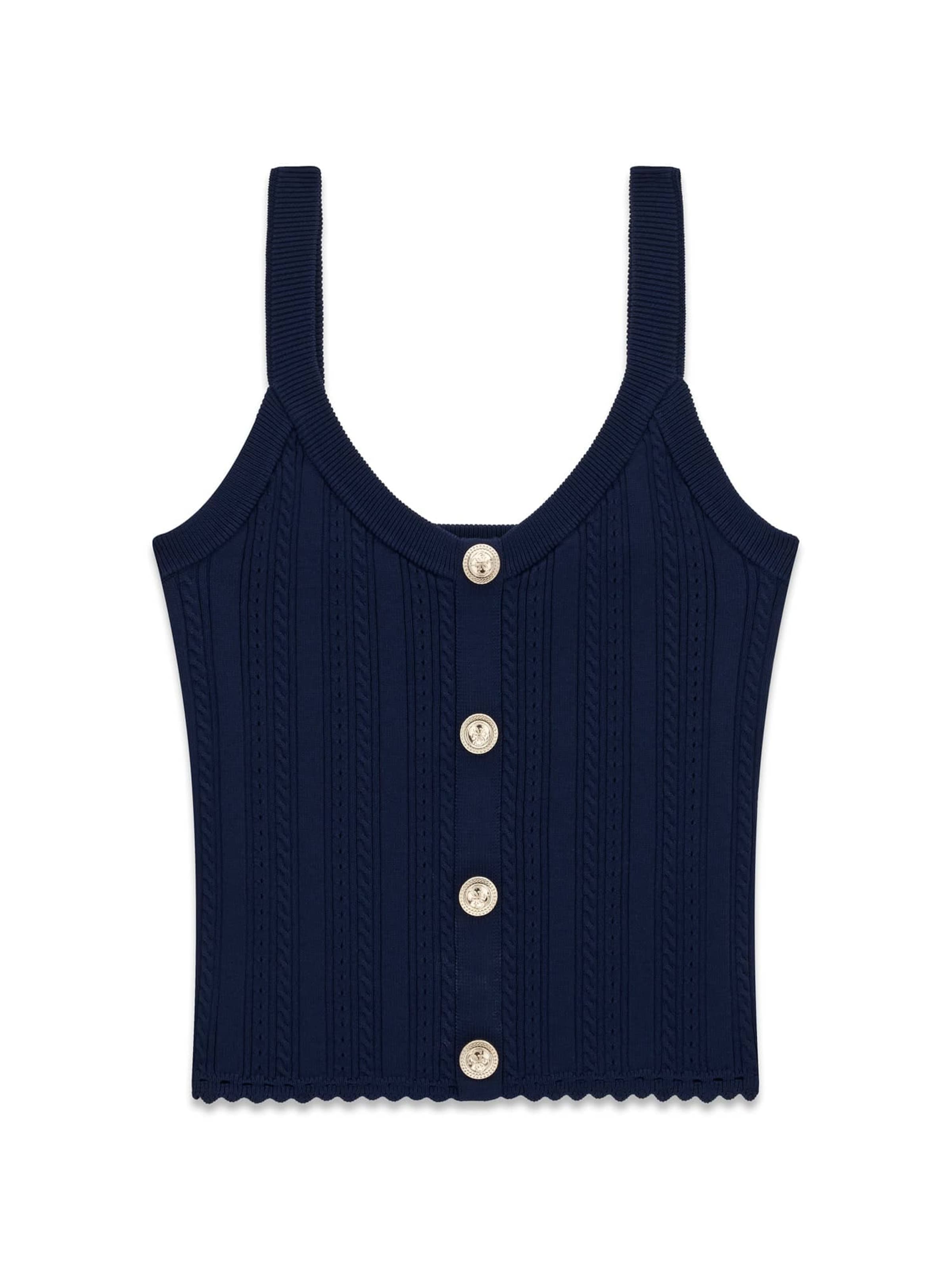 GUESS Stricktop in Blau: Vorderseite