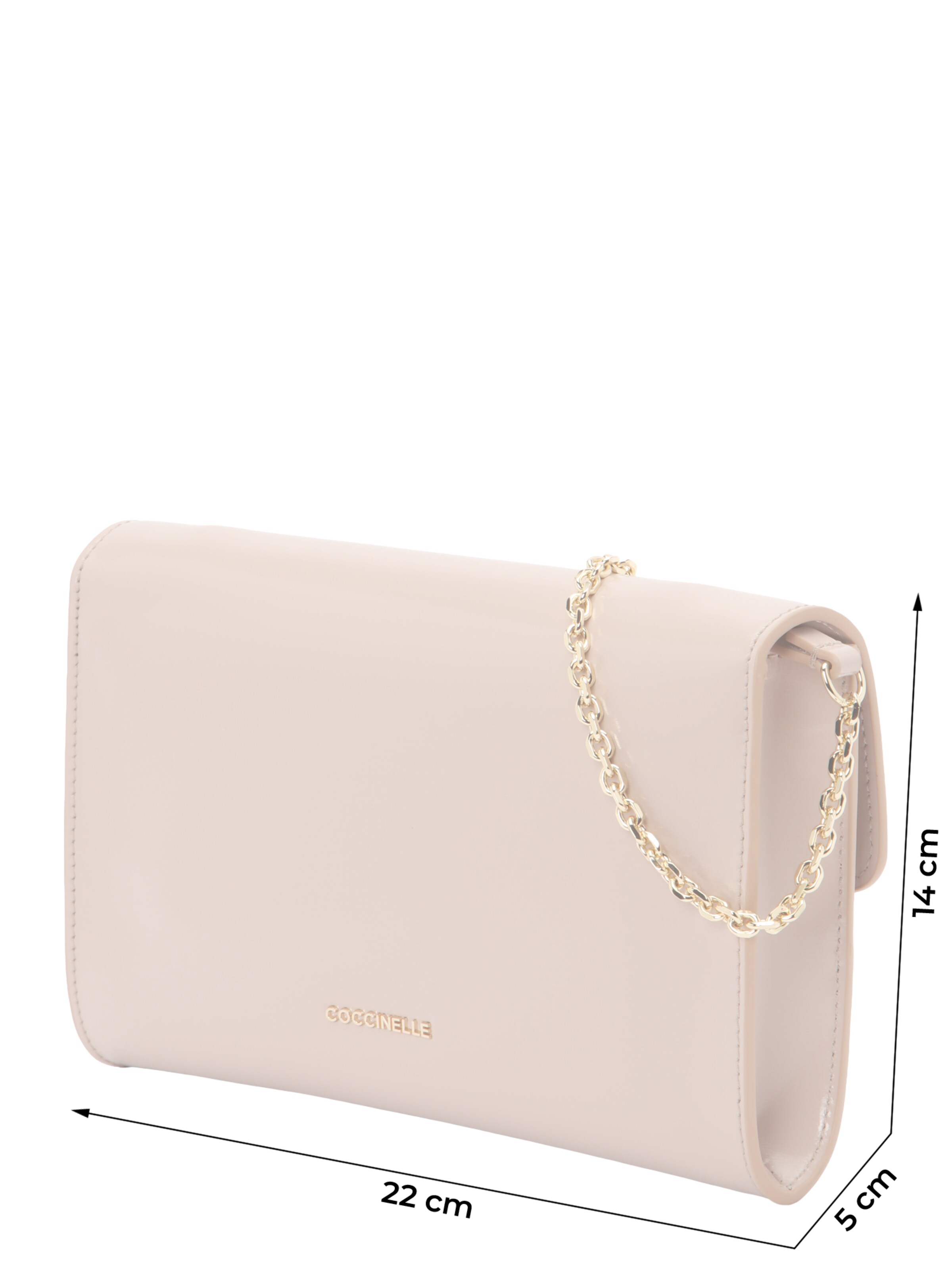 Coccinelle Clutch 'MAGIE' in Beige
