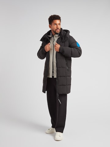 Manteau d’hiver 'EZ Boxed Matt' JACK1T en noir