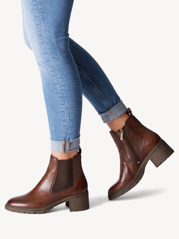 Tamaris Chelsea Boots in Braun