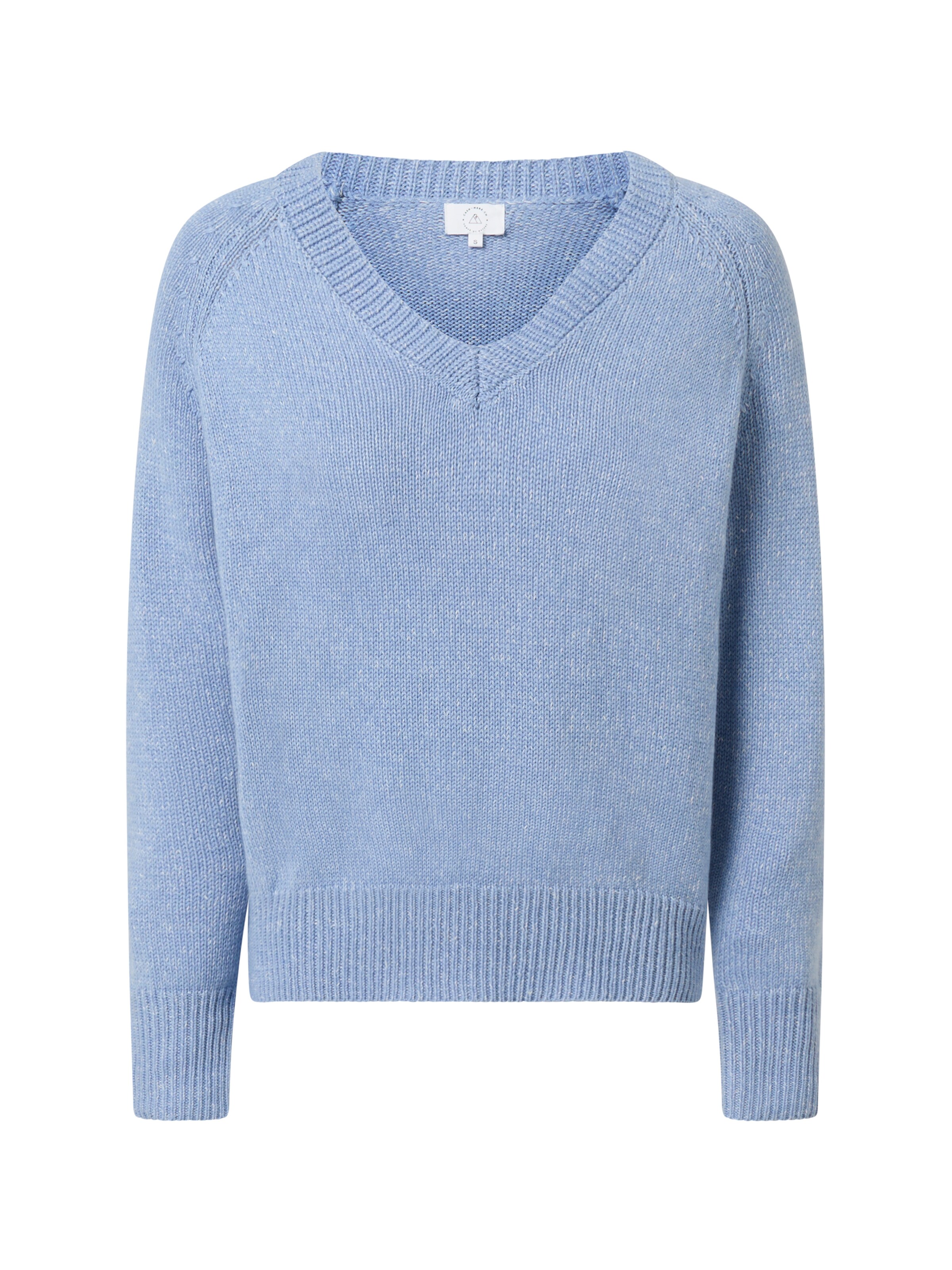 CASH-MERE.CH Oversized neulepaita värissä sininen: etupuoli