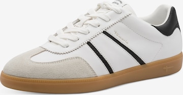 Tamaris Trampki niskie w kolorze biały: przód