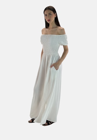 Elara Sommerkjole i hvid
