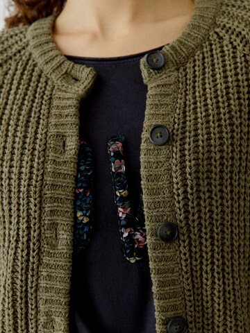 OUI Knit Cardigan in Green