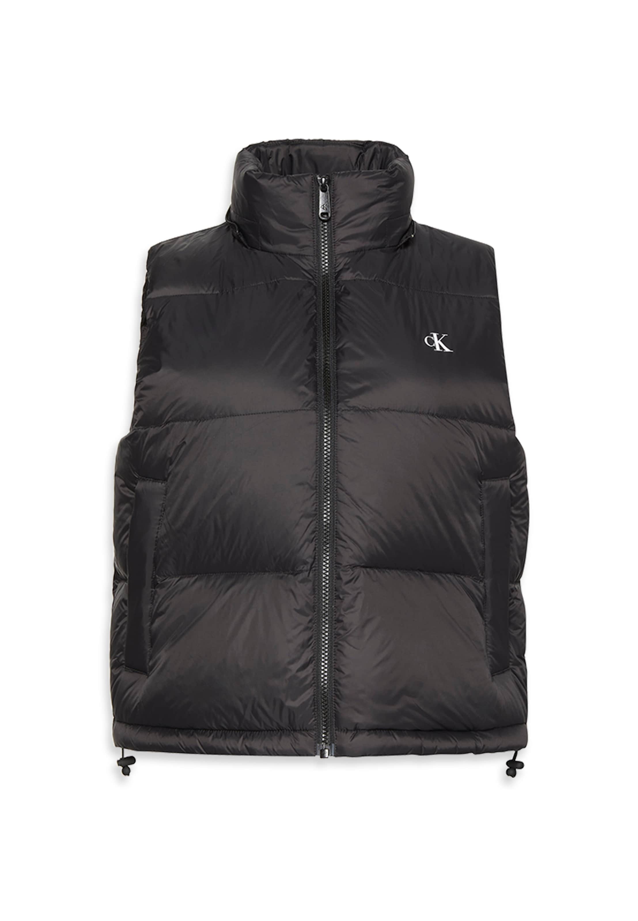 Gilet 'ESSENTIAL' Calvin Klein Jeans en noir : devant