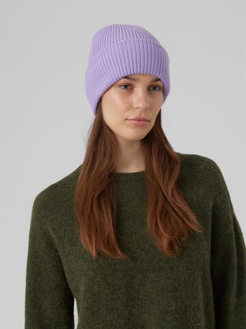 VERO MODA - Gorros 'SABA' em roxo: frente