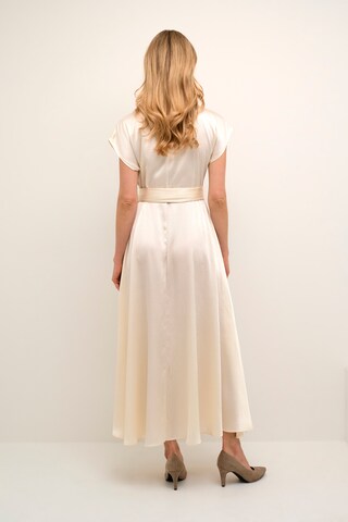 Cream Evening dress 'Loretta' in Beige