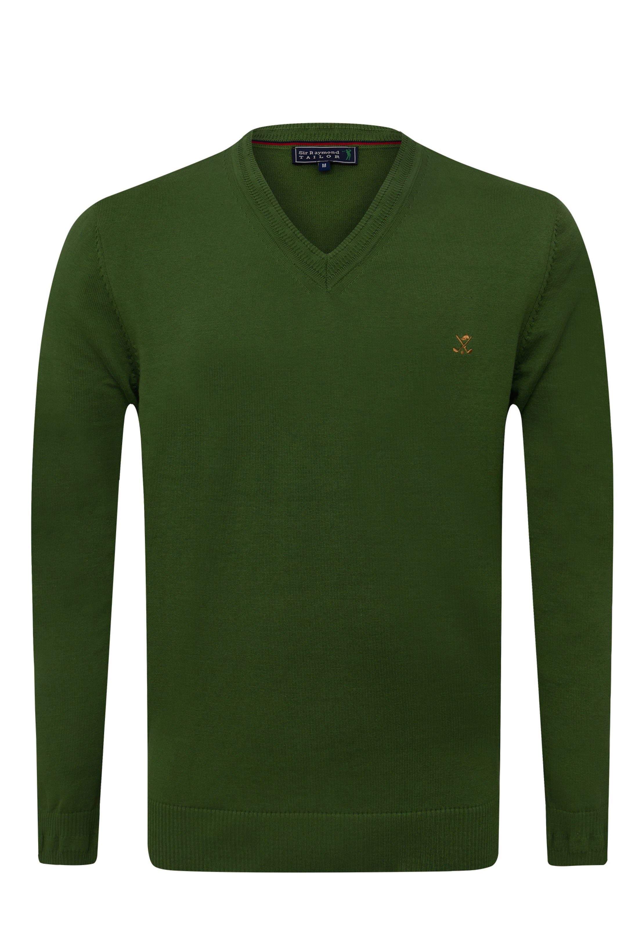 Sir Raymond Tailor Strickpullover 'Los Angeles' in Grün: Vorderseite