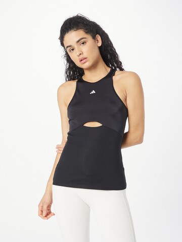 ADIDAS PERFORMANCE Sporttop 'Hiit Aeroready ' in Zwart: voorkant