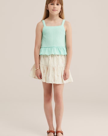 WE Fashion Юбка в Бежевый