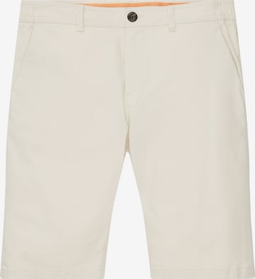 TOM TAILOR - Regular Calças chino em branco: frente