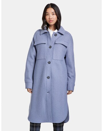 TAIFUN Between-Seasons Coat in Blue: front