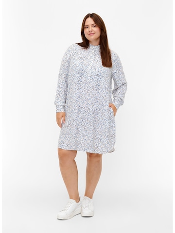 Zizzi Shirt Dress 'BELLA' in White