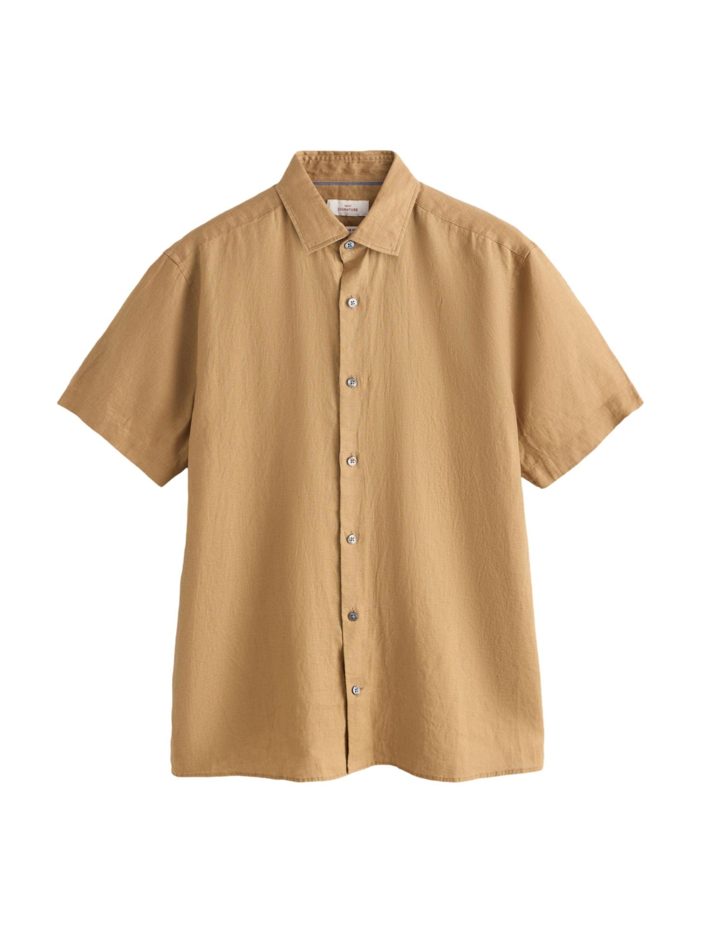 Next Regular Fit Hemd in Beige: Vorderseite