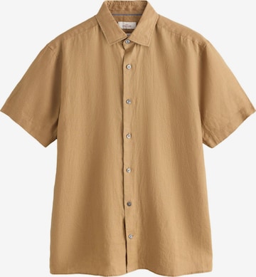 Coupe regular Chemise Next en beige : devant