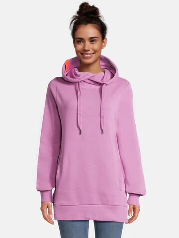 salzhaut Sweatshirt 'SCHELLEN' in Roze: voorkant