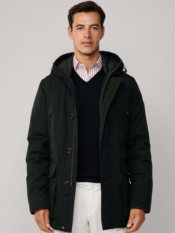 Hackett London Parka 'HYBRID PARKA' in Grün: Vorderseite