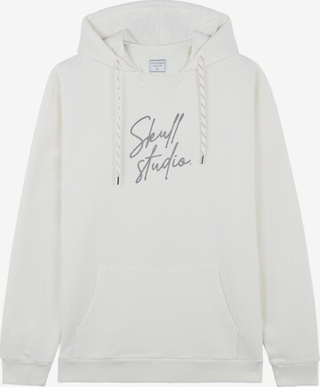 Scalpers Sweatshirt 'Studio' in Wit: voorkant