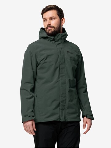 JACK WOLFSKIN Outdoor jacket 'ALTENBERG' in Green