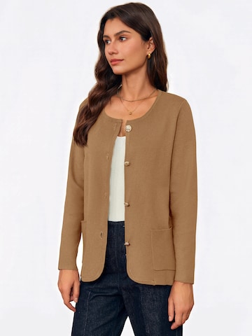 Imily Bela Pletena jopa | zelena barva: sprednja stran