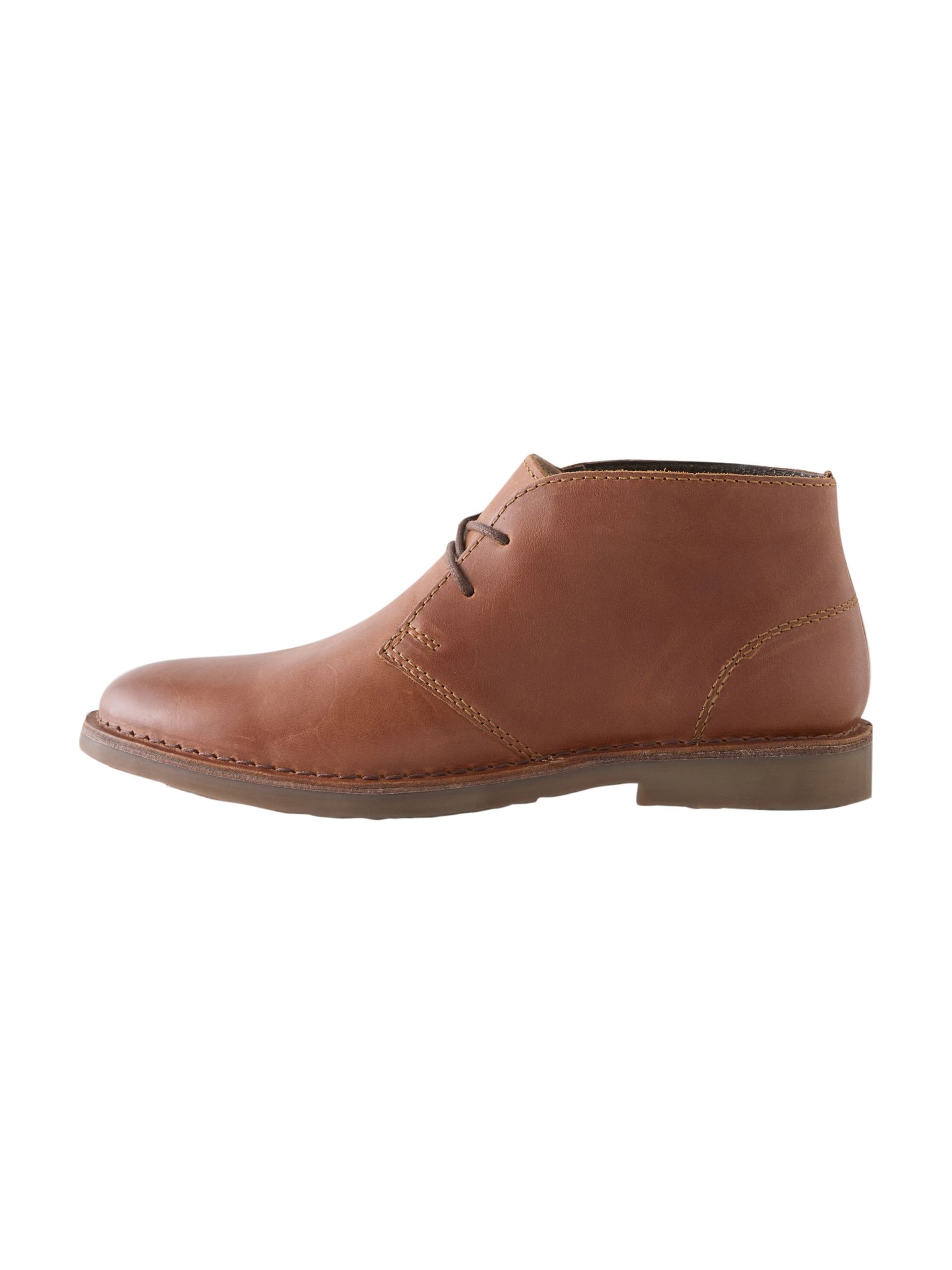 Next - Botines chukka en marrón: frente