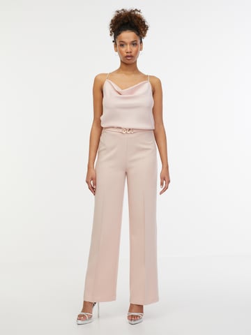 Orsay Wide leg Pleated Pants in Pink