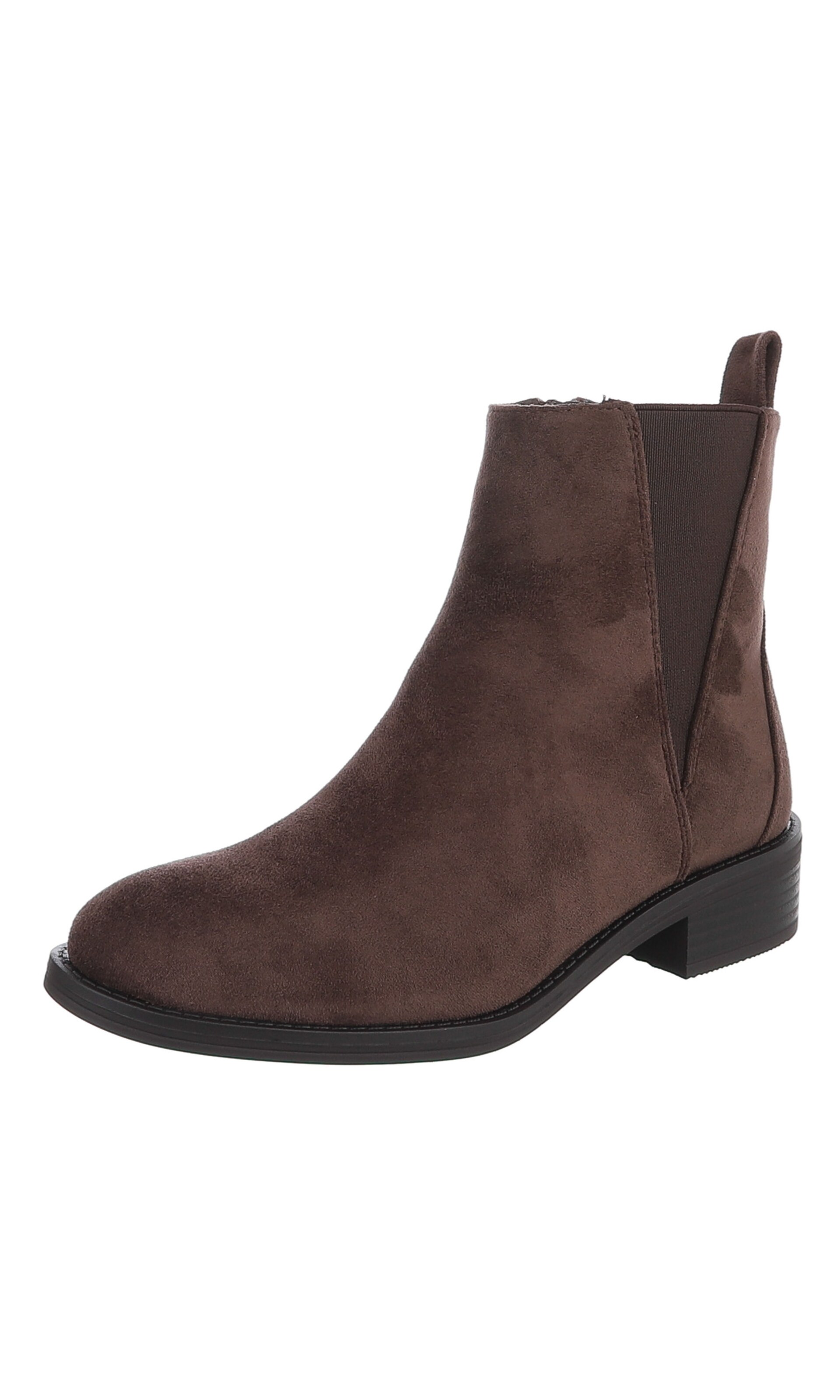 Ital-Design Stiefelette in 36 in schoko, Produktansicht