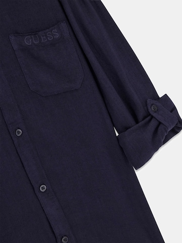 GUESS Regular Fit Hemd in Blau
