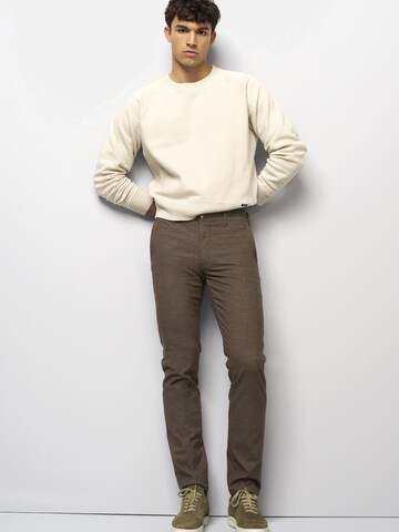 Regular Pantalon chino MEYER en marron