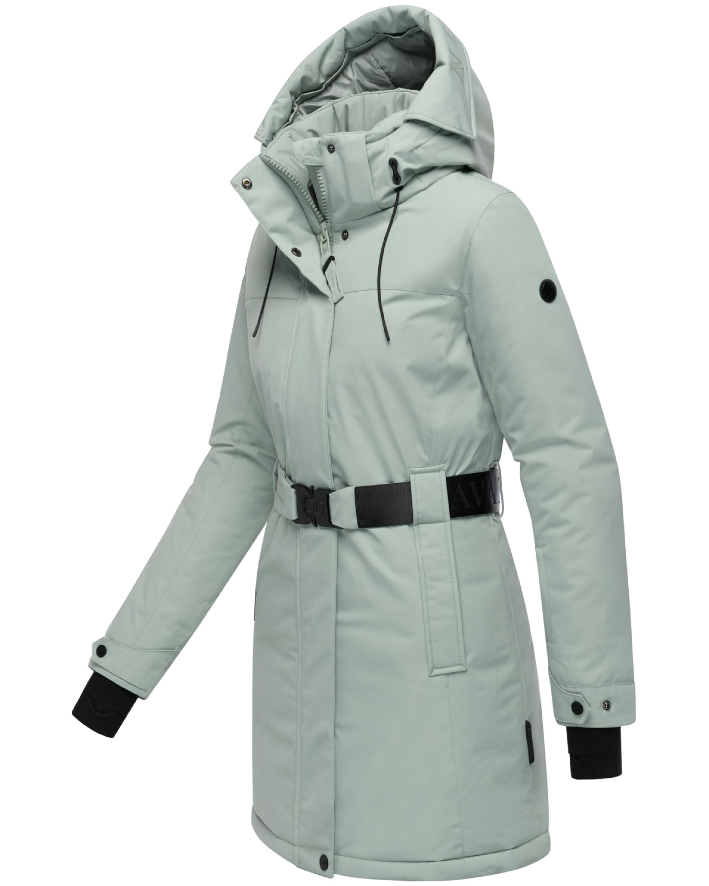 NAVAHOO Χειμερινό παλτό 'Frostkuss 14' σε πράσινο