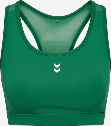 Hummel Bustier Sports-BH 'Pulse' i grøn: forside