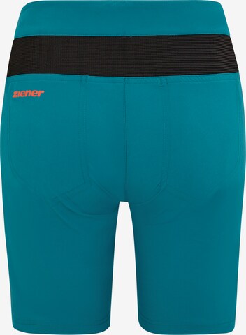 ZIENER Regular Workout Pants 'NATSU X-Function' in Blue