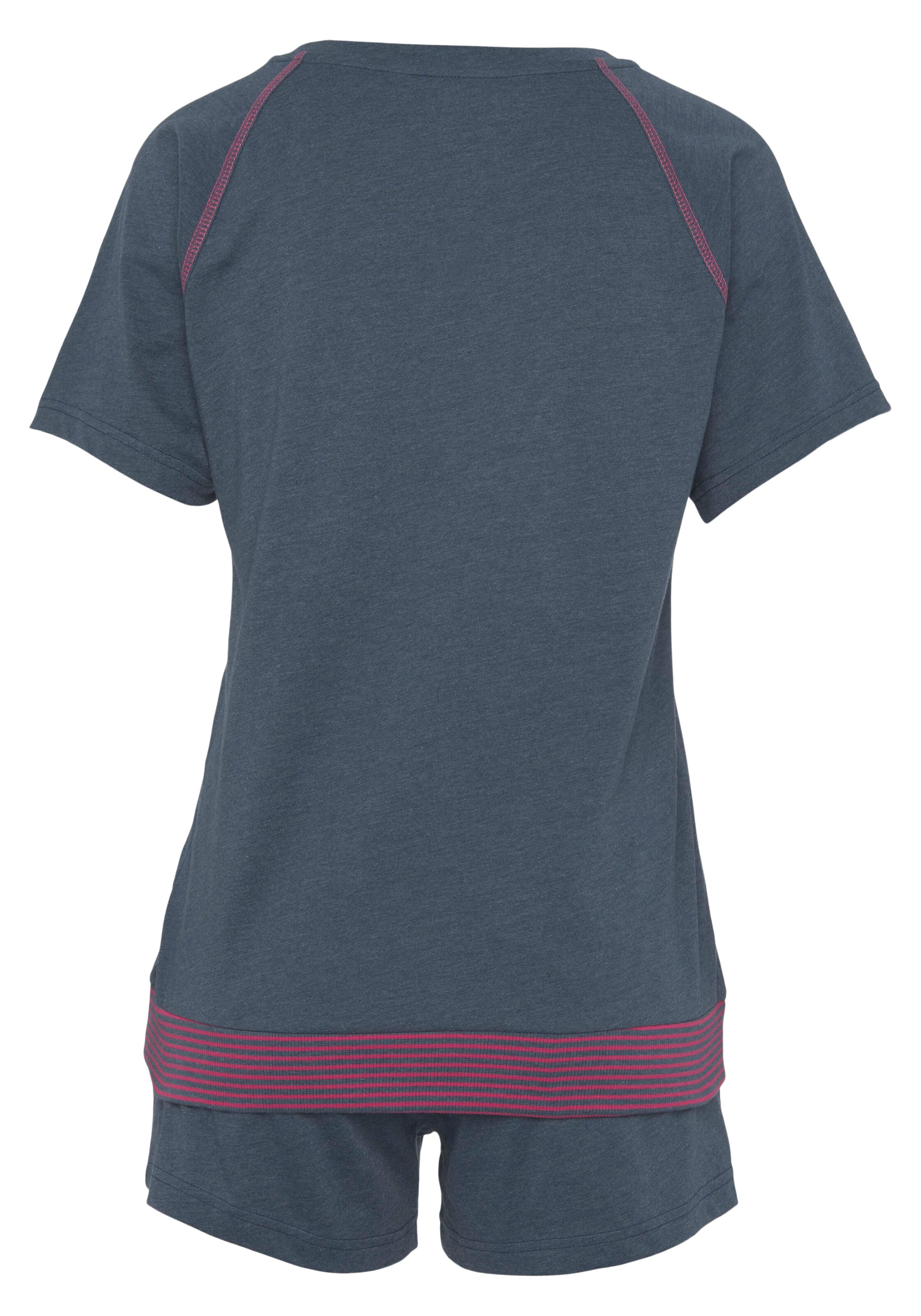 VIVANCE Short Pajama Set in Blue