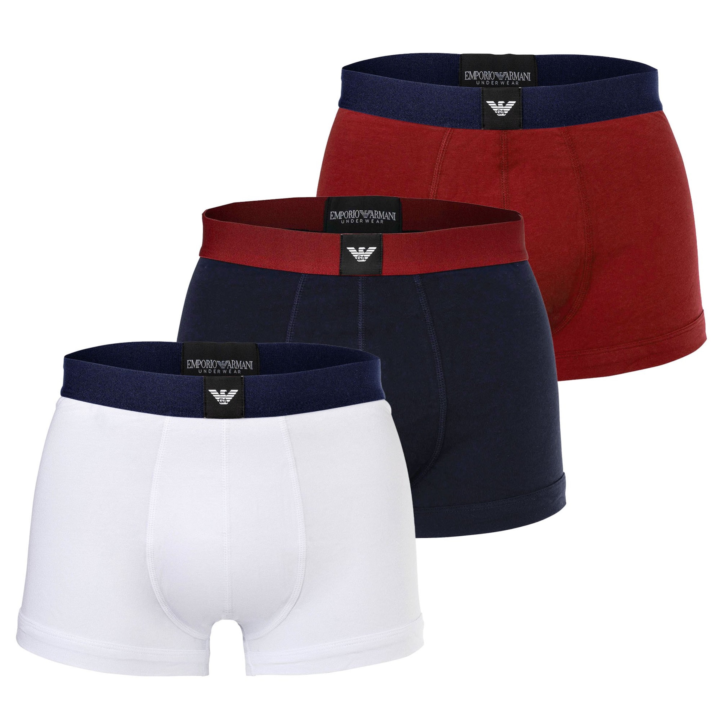 Boxers Emporio Armani en bleu : devant