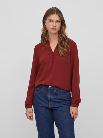 VILA - Blusa 'Ella' en rojo: frente