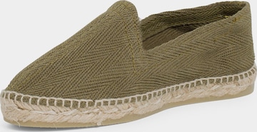 Chaussure basse Pisamonas en vert : devant