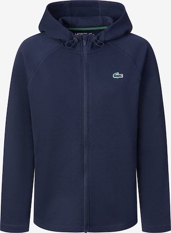 Veste de survêtement LACOSTE en bleu : devant