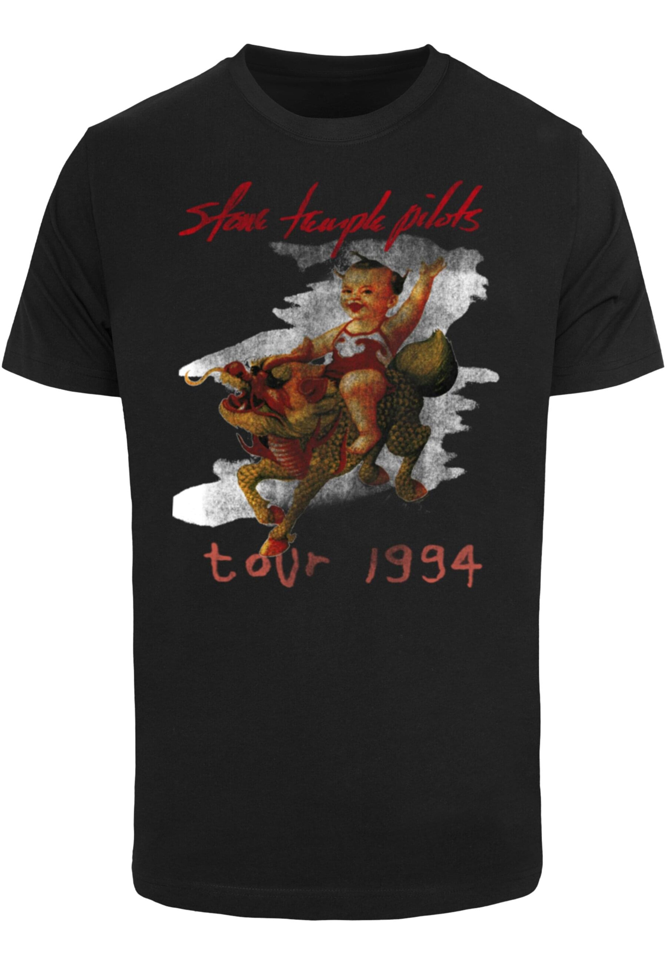 Merchcode Shirt 'Stone Temple Pilots - Tour 94' in Black: front
